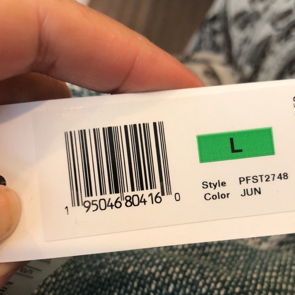 Calvin Klein Performance Cowl Neck Drape Front Top Size Large - Picture 8 of 8